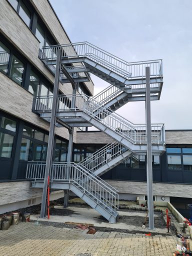 Stahlbau Treppenturm